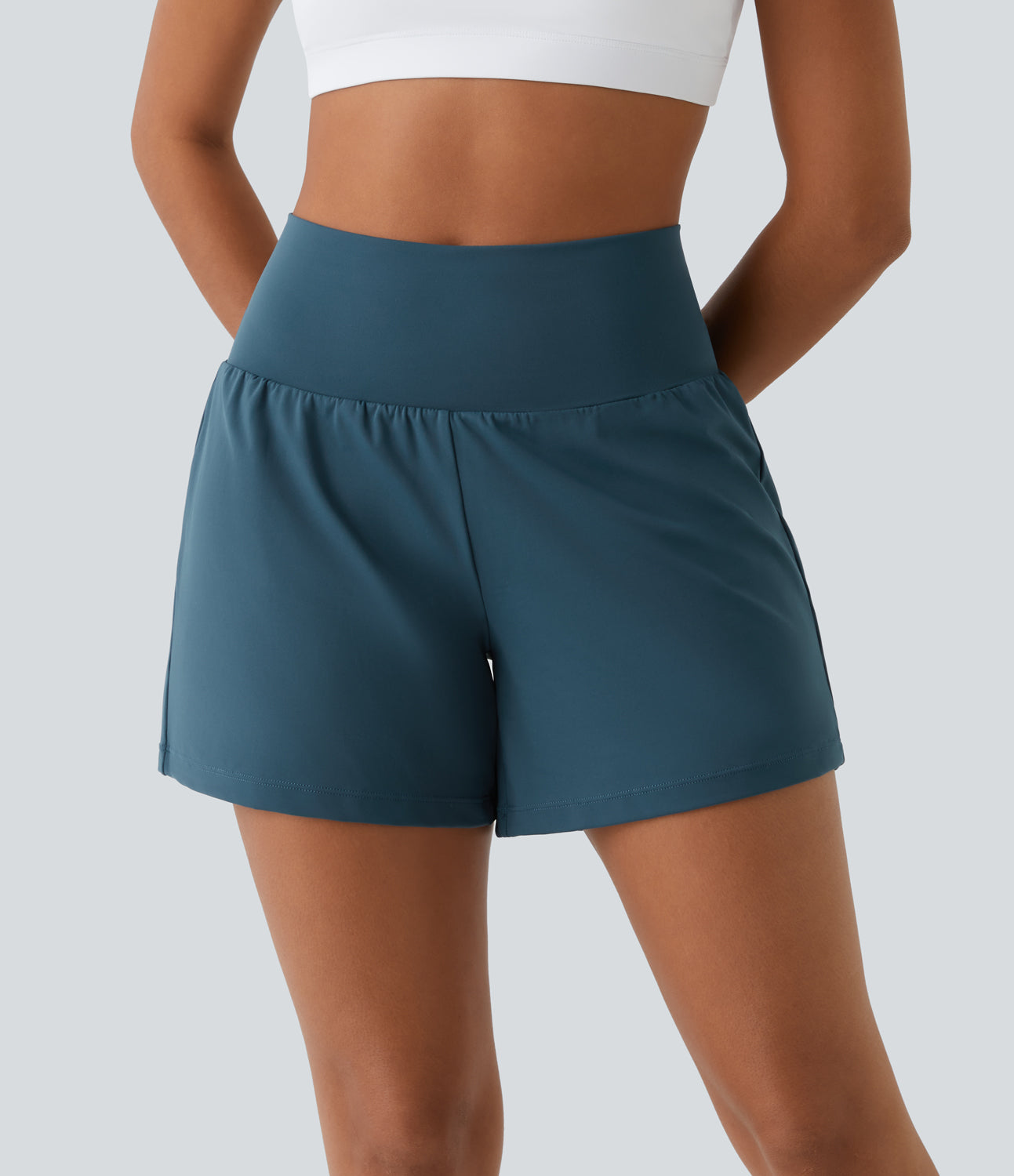 Margarethe  | Shorts de Yoga Design, Taille Haute, Matériau Respirant