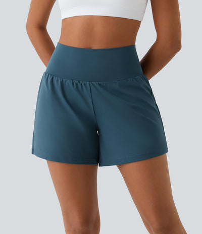 Margarethe  | Shorts de Yoga Design, Taille Haute, Matériau Respirant
