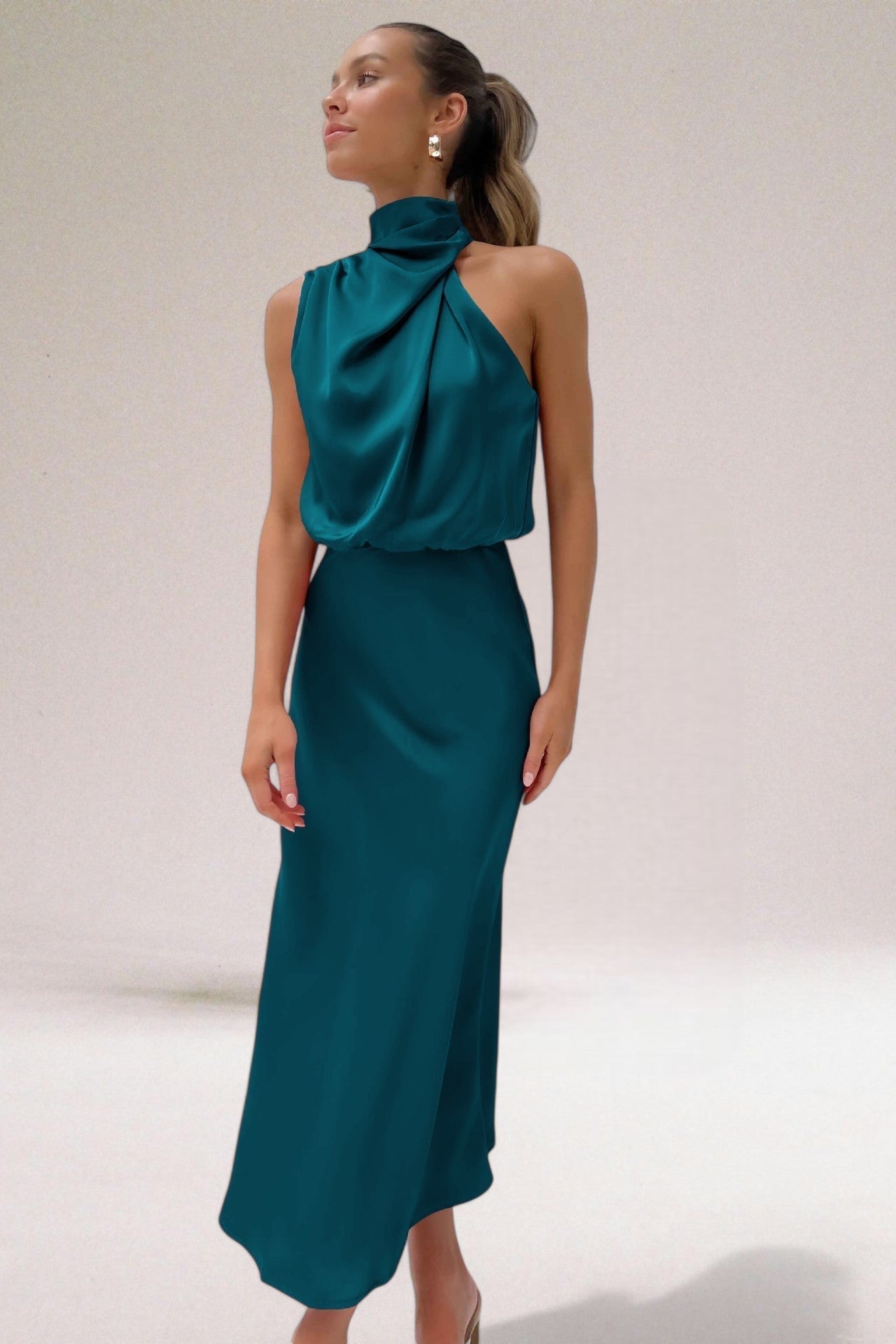 Flavia™ | Robe satinée glamour