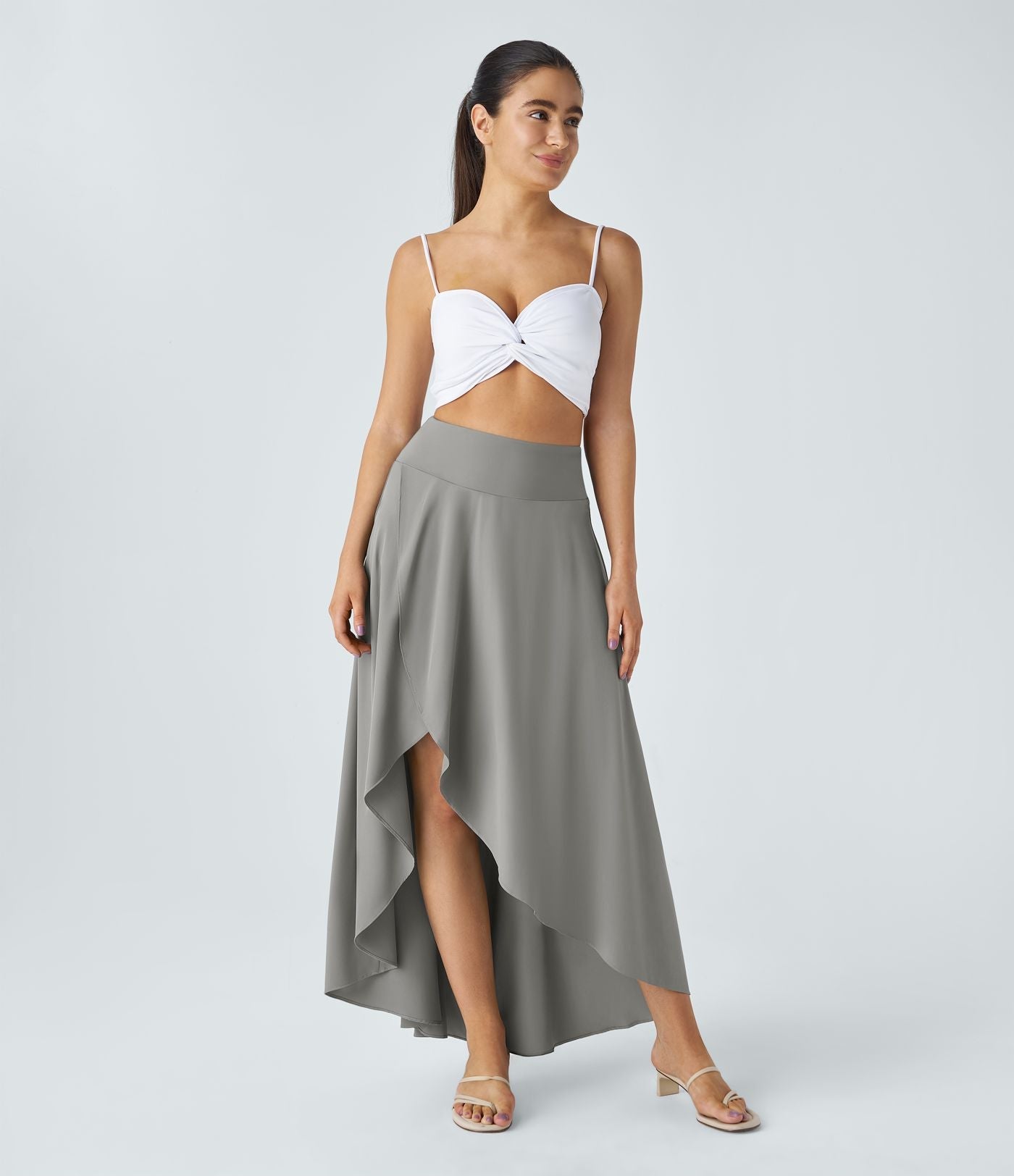 Natalia | Jupe Maxi Décontractée Fendue