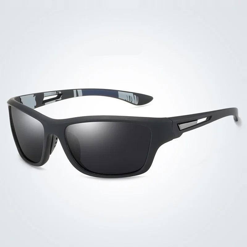 Jaxon | Lunettes de Soleil Sportives Polarisées, Protection UV400, Plastique et Titane