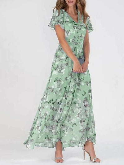 Robe femme mi-longue – Coupe ajustée – Tissu fluide élégant