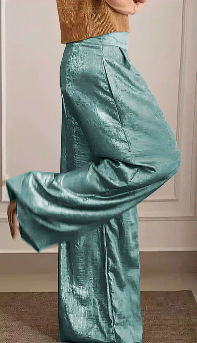 Yanira - Ensemble deux pièces avec pantalon et manches courtes pour femmes
