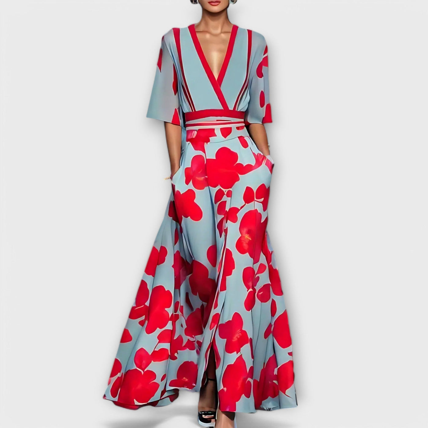 Elise - Robe à fleurs élégante