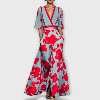 Elise - Robe à fleurs élégante
