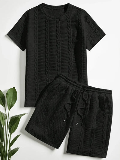 Ensemble homme en tricot – Confort ultime, style décontracté chic | Leroux Mode