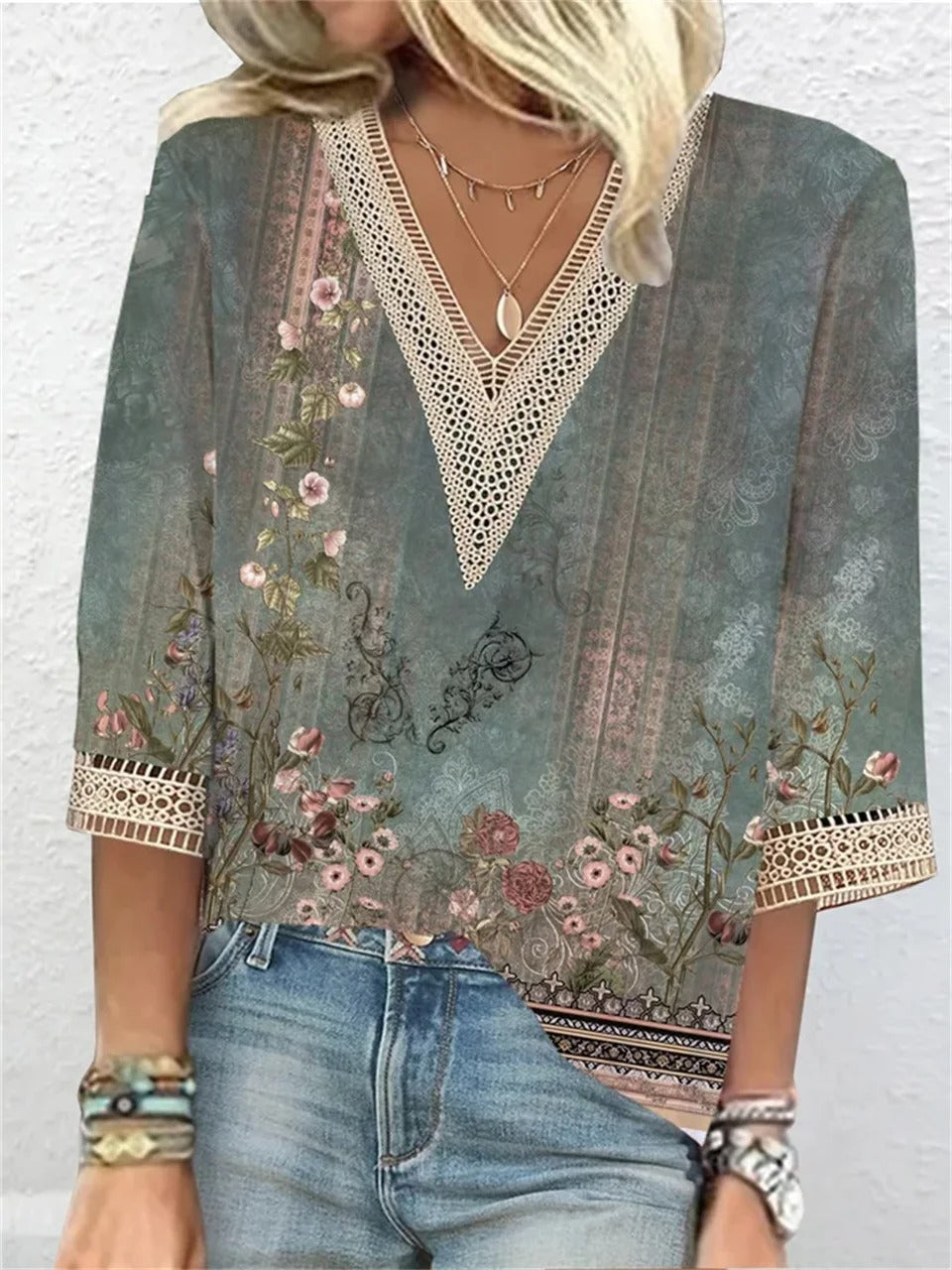 Willow | Blouse d'Été Femme - Blouse Élégante d'Été pour Occasions Décontractées et Formelles