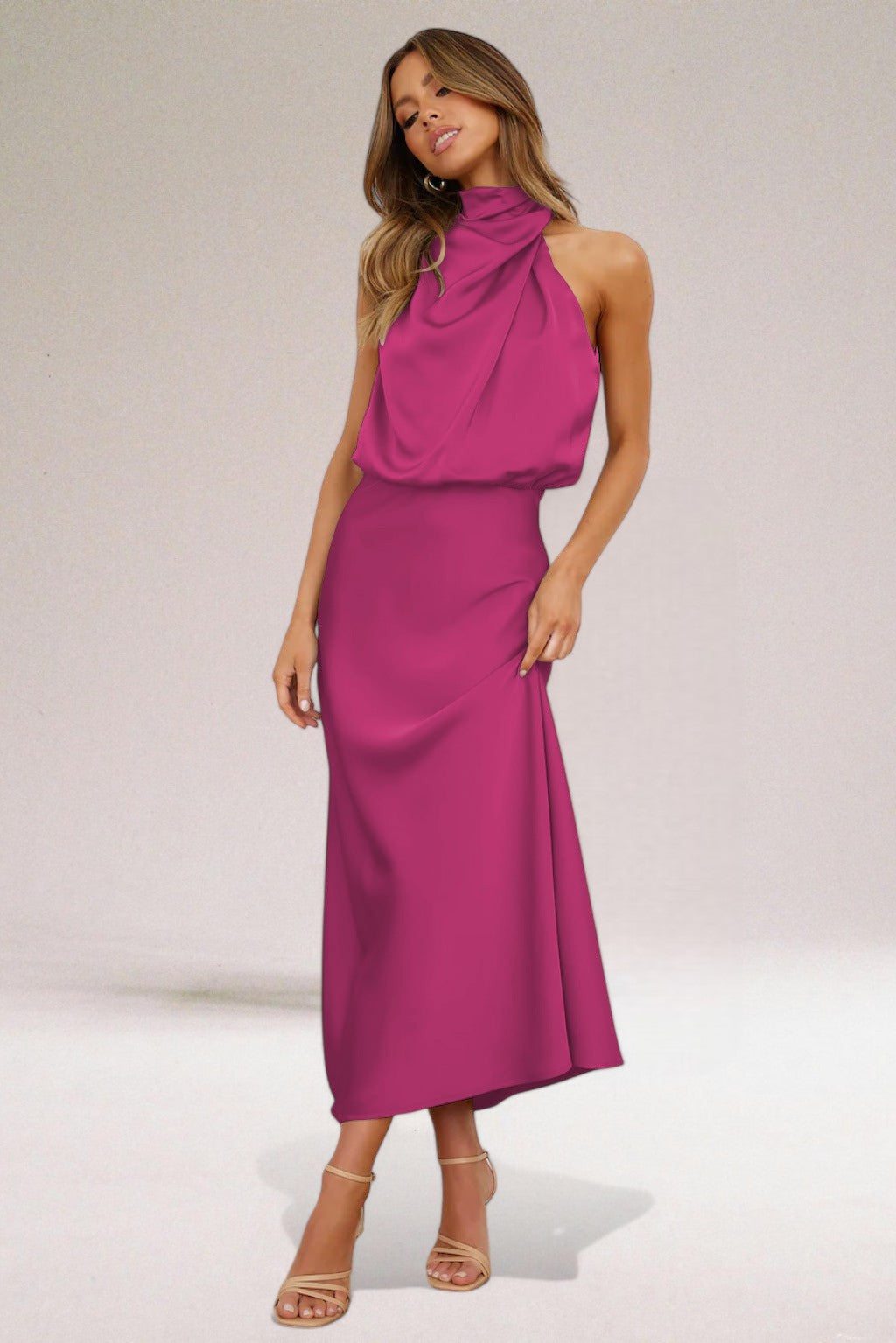 Flavia™ | Robe satinée glamour