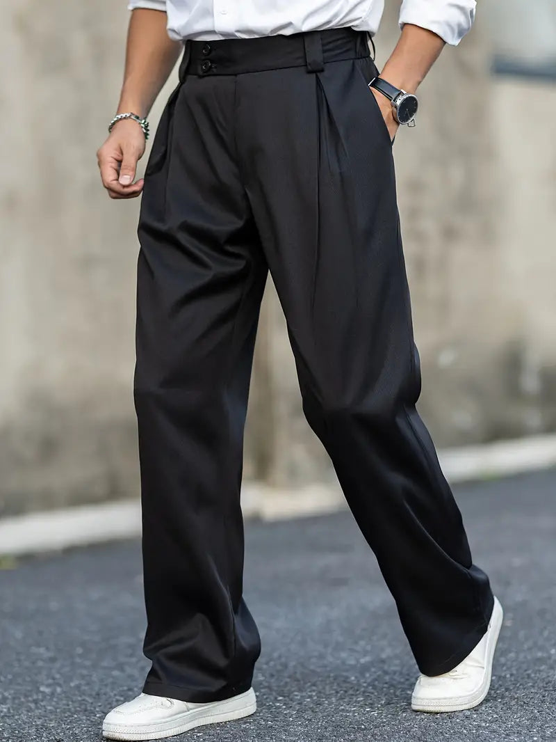 Gert | Pantalons Amples en Tissu Doux et Respirant, Confort Décontracté