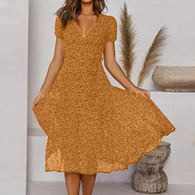 Robe d'été avec décolleté en V