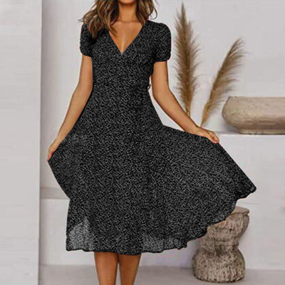 Robe d'été avec décolleté en V