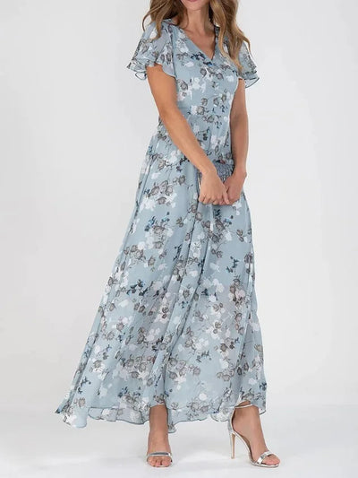 Robe femme mi-longue – Coupe ajustée – Tissu fluide élégant