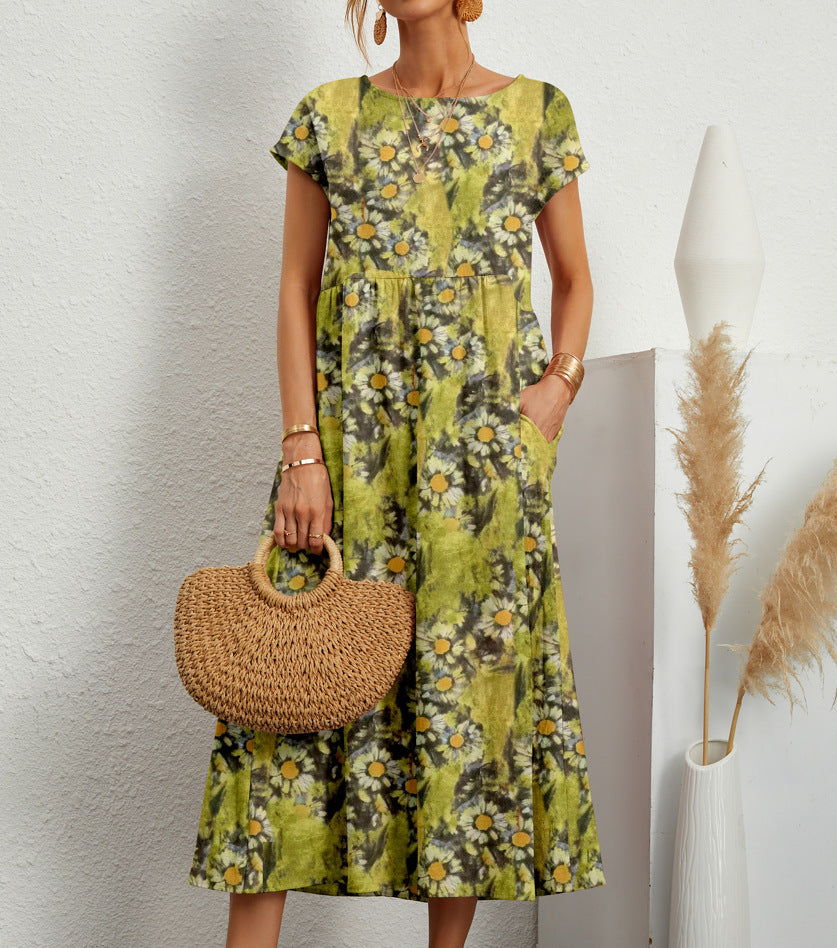 Andrea | Robe à fleurs élégante pour toutes les occasions