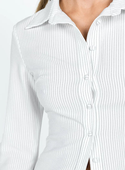 Vespera Pinstripe | Blouse