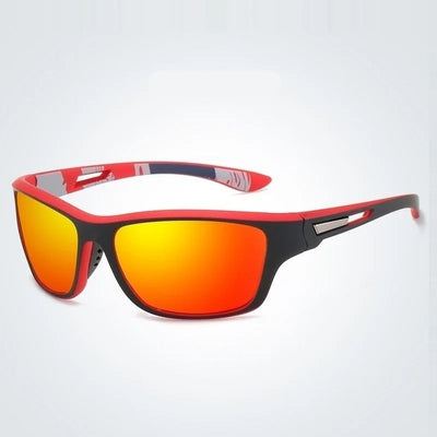 Jaxon | Lunettes de Soleil Sportives Polarisées, Protection UV400, Plastique et Titane