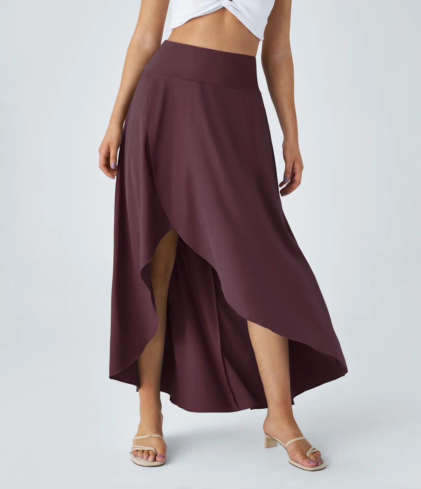 Natalia | Jupe Maxi Confortable Fendue