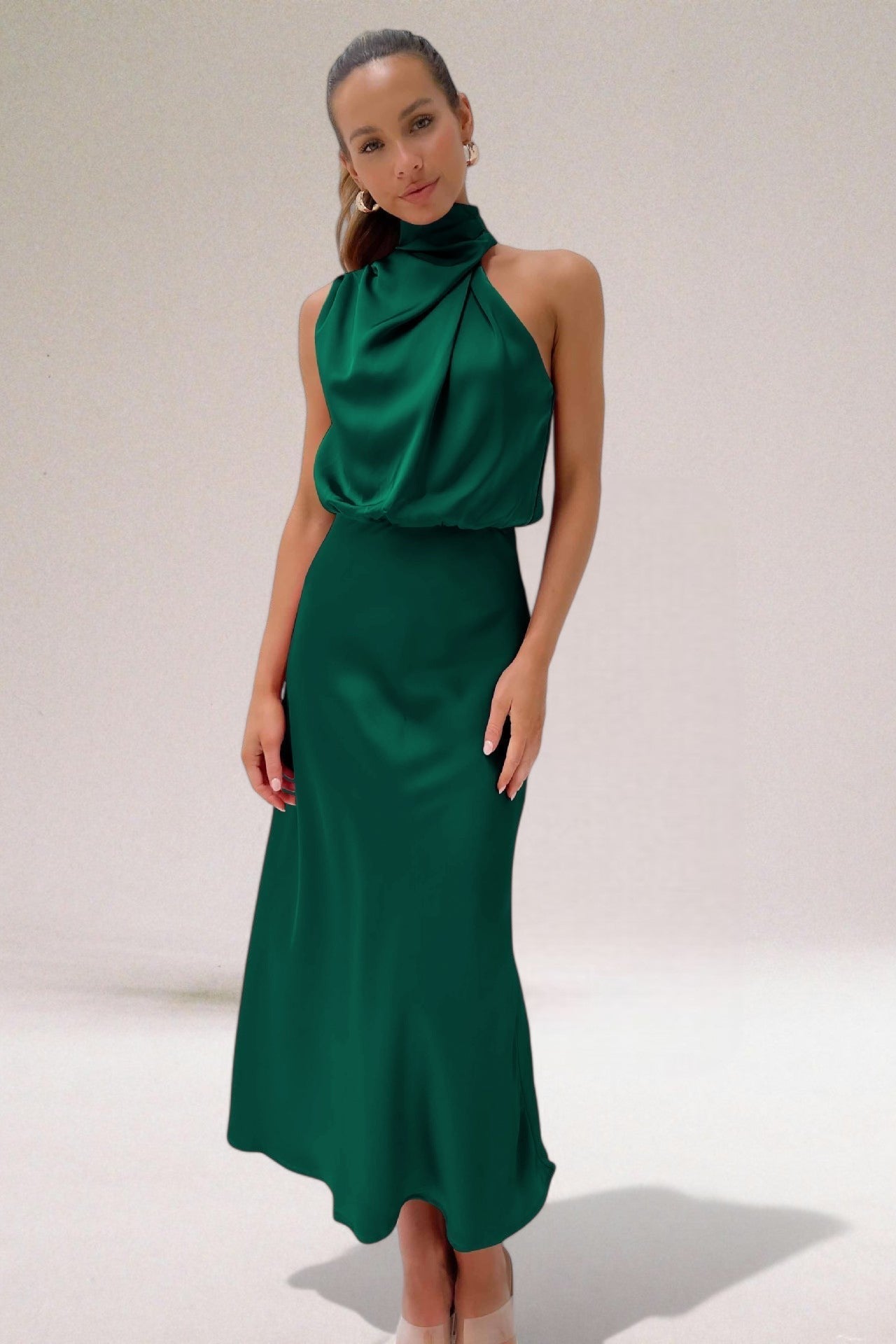 Flavia™ | Robe satinée glamour