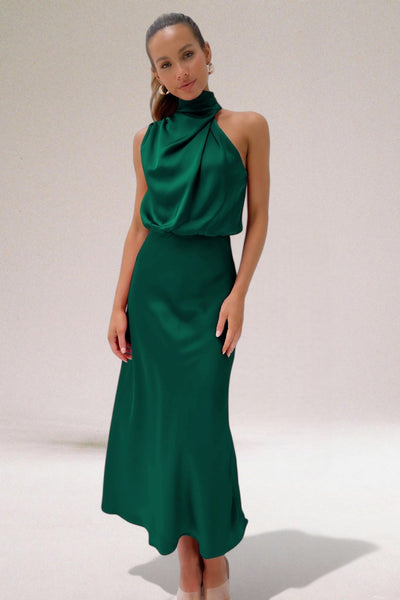 Flavia™ | Robe satinée glamour