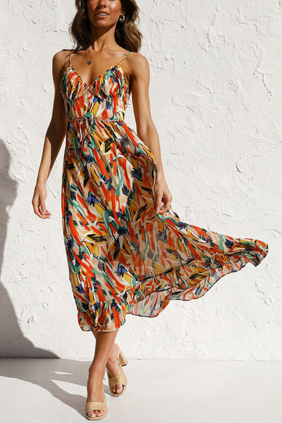 Robe midi Véronique en coton mélangé pour les vêtements de loisirs