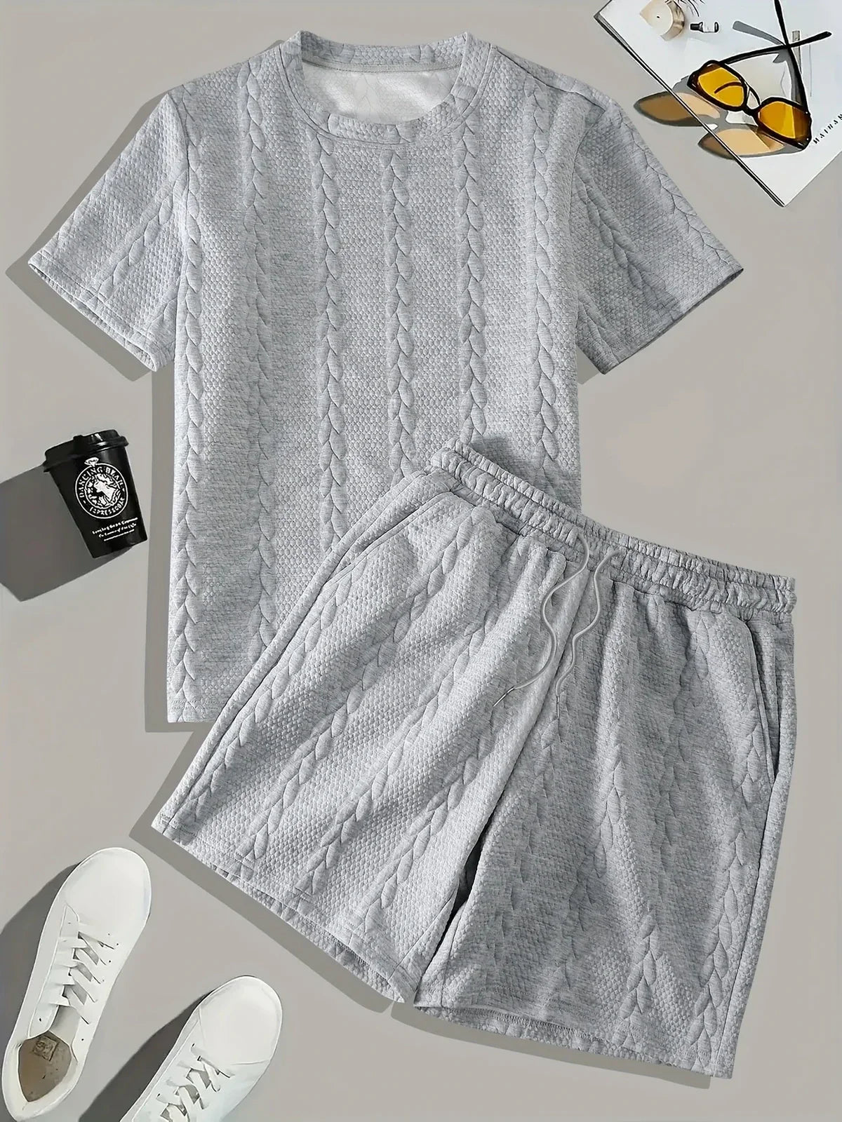 Ensemble homme en tricot – Confort ultime, style décontracté chic | Leroux Mode
