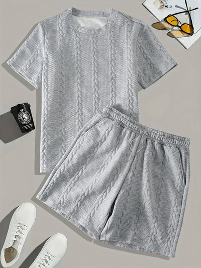 Ensemble homme en tricot – Confort ultime, style décontracté chic | Leroux Mode