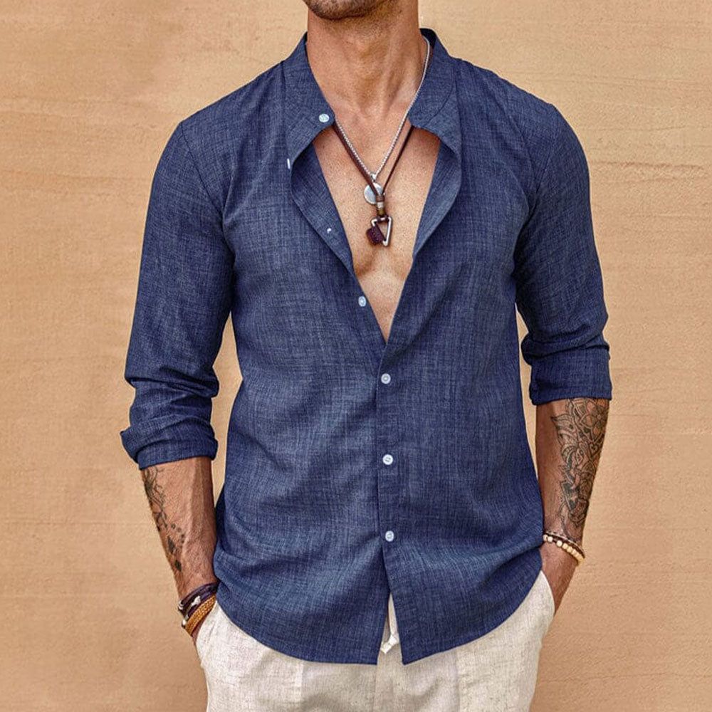 Eberhard | Chemise en lin et coton sans effort