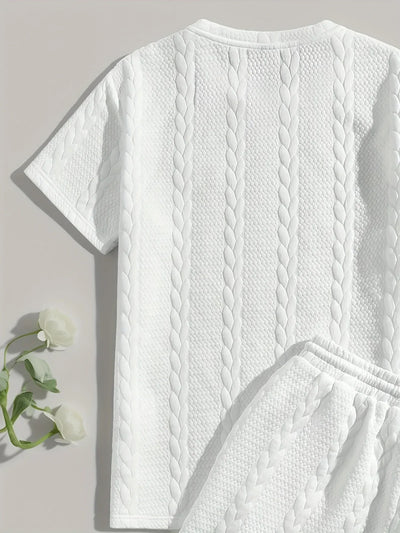Ensemble homme en tricot – Confort ultime, style décontracté chic | Leroux Mode
