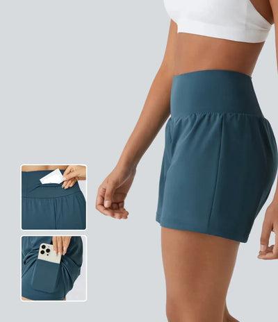 Margarethe  | Shorts de Yoga Design, Taille Haute, Matériau Respirant