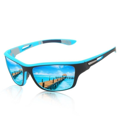 Jaxon | Lunettes de Soleil Sportives Polarisées, Protection UV400, Plastique et Titane