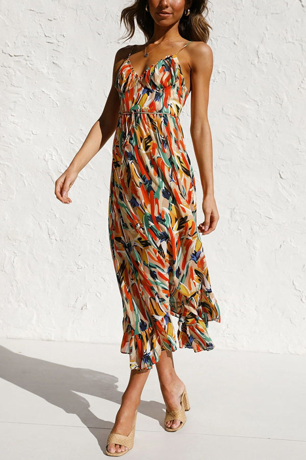 Robe midi Véronique en coton mélangé pour les vêtements de loisirs