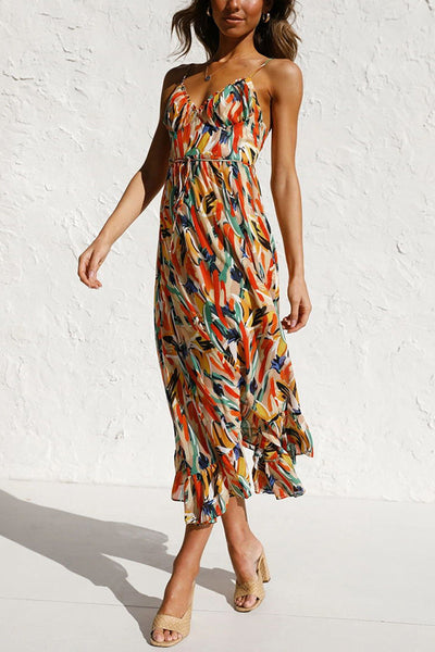 Robe midi Véronique en coton mélangé pour les vêtements de loisirs