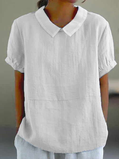 Top simple en tissu de haute qualité