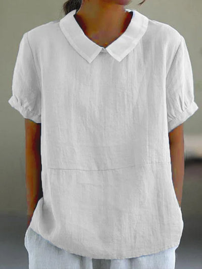Top simple en tissu de haute qualité