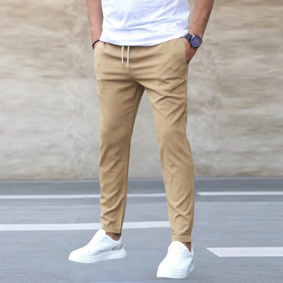 Pantalon jogger homme Oreste – Style décontracté chic – Coupe moderne et confortable – Leroux Mode