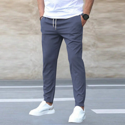 Pantalon jogger homme Oreste – Style décontracté chic – Coupe moderne et confortable – Leroux Mode