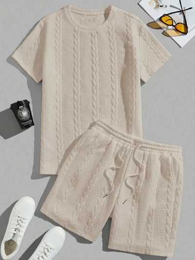 Ensemble homme en tricot – Confort ultime, style décontracté chic | Leroux Mode