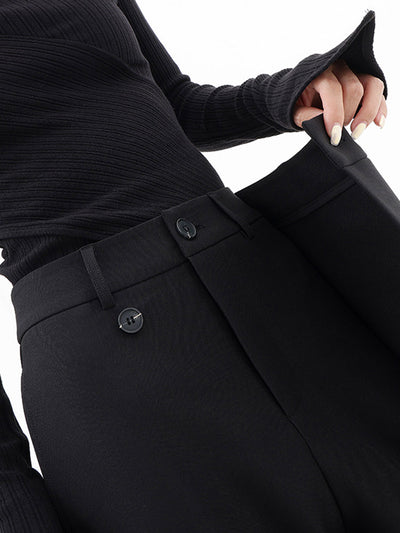 Pantalon large asymétrique - pantalon élégant pour femmes sur mesure