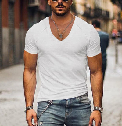 T-shirt homme ajusté – Slim fit respirant – Léger & confortable – Style moderne