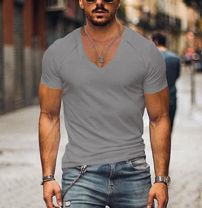 T-shirt homme ajusté – Slim fit respirant – Léger & confortable – Style moderne