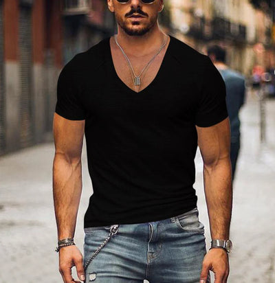 T-shirt homme ajusté – Slim fit respirant – Léger & confortable – Style moderne