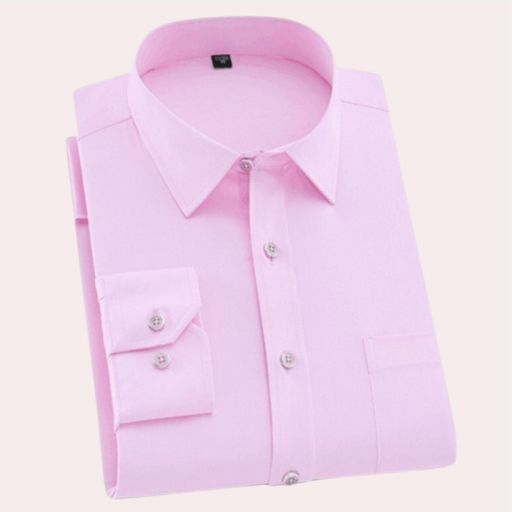 Alphonse - Chemise classique anti-rides pour hommes