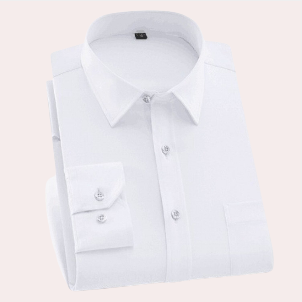 Alphonse - Chemise classique anti-rides pour hommes