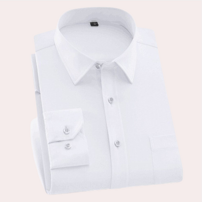 Alphonse - Chemise classique anti-rides pour hommes