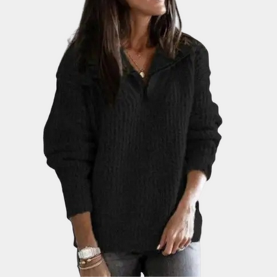 Camille – Pull femme à demi-zip