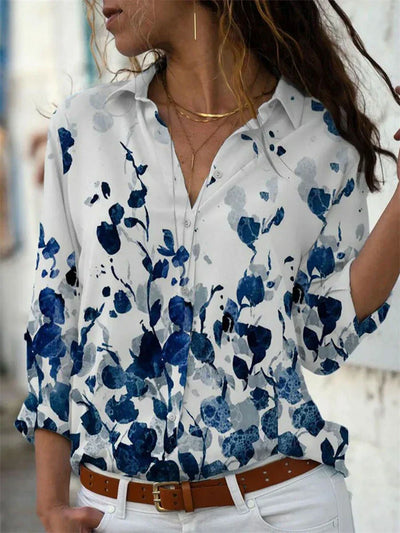 Nynke | Blouse en Coton de Haute Qualité, Élégante et Décontractée