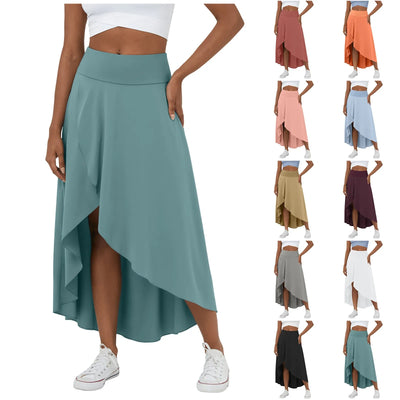 Natalia | Jupe Maxi Décontractée Fendue