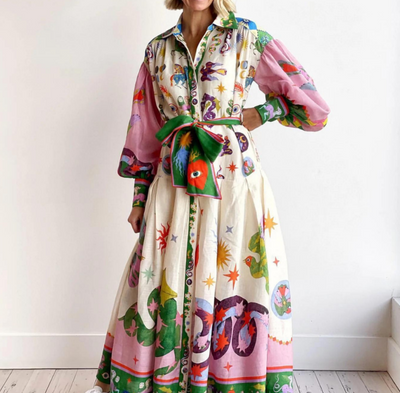 Claudia | Robe avec volume