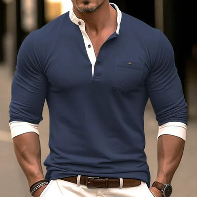 Chemise Élégante à Manches Longues pour Hommes