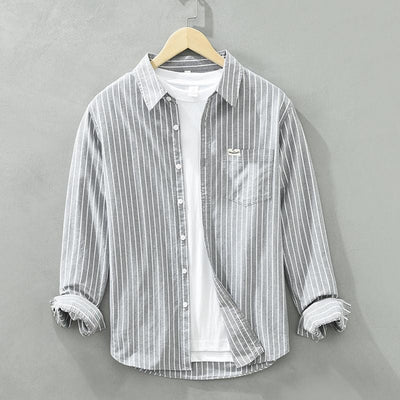 Chemise homme en lin Leroux Mode – Respirante, légère et idéale pour un été élégant