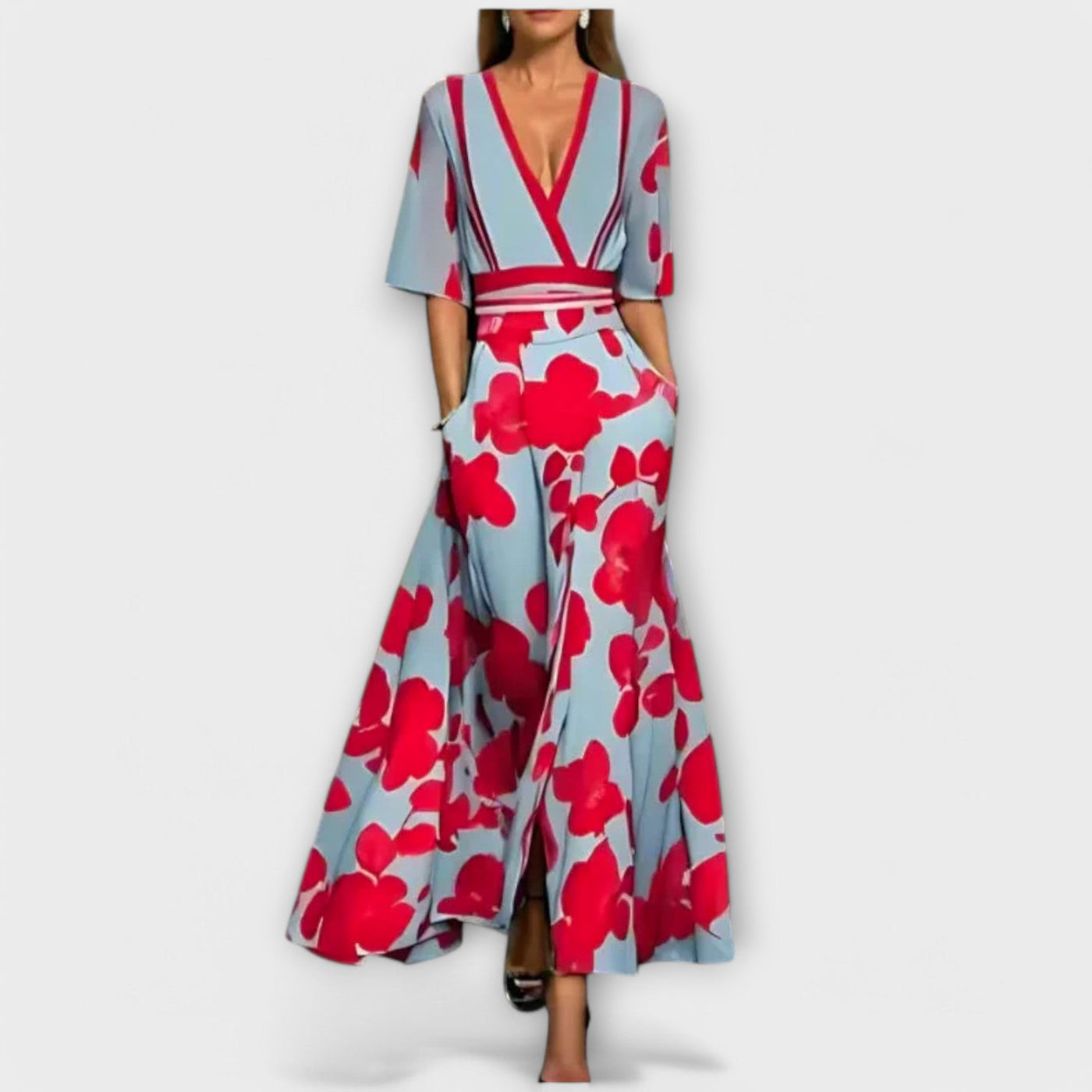 Elise - Robe à fleurs élégante